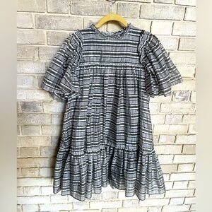 STELLA NOVA Pen Checked Luna Dress, size XS